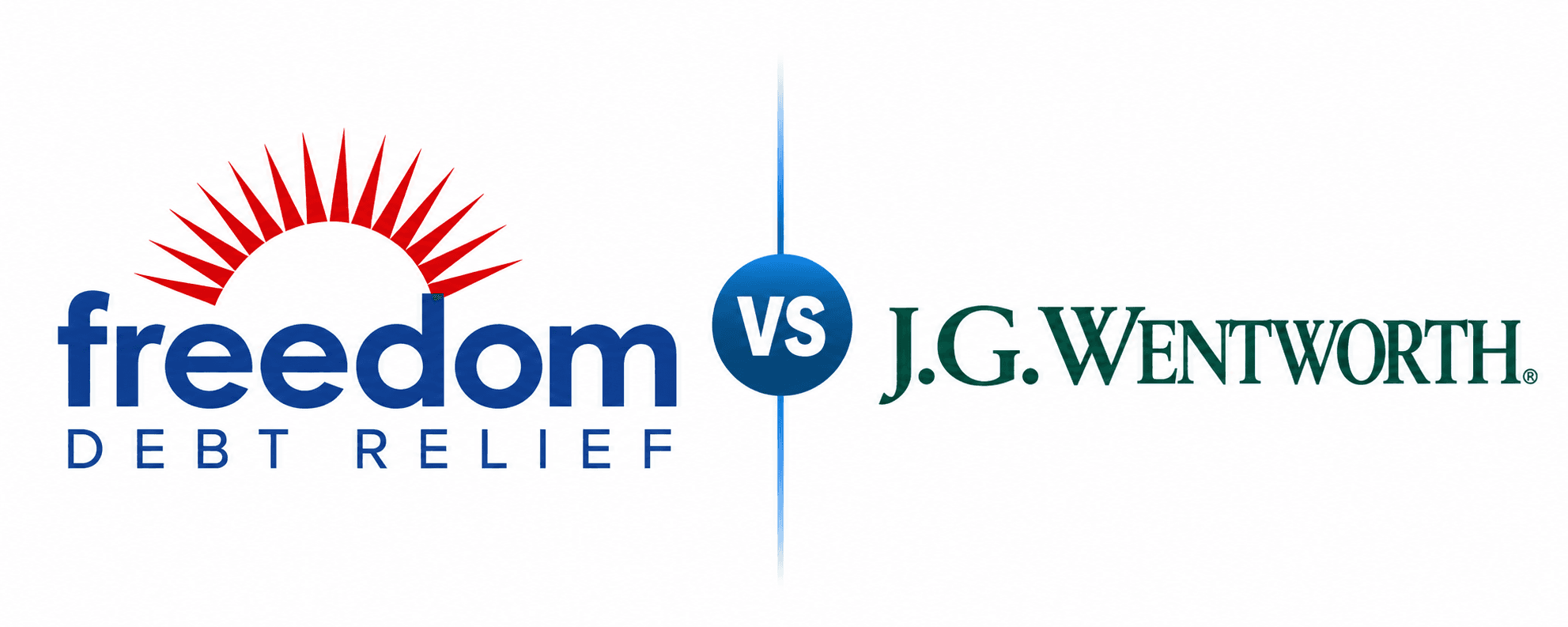 Freedom Debt Relief vs JG Wentworth vs Debt Redemption settlement fee comparison for Texas residents